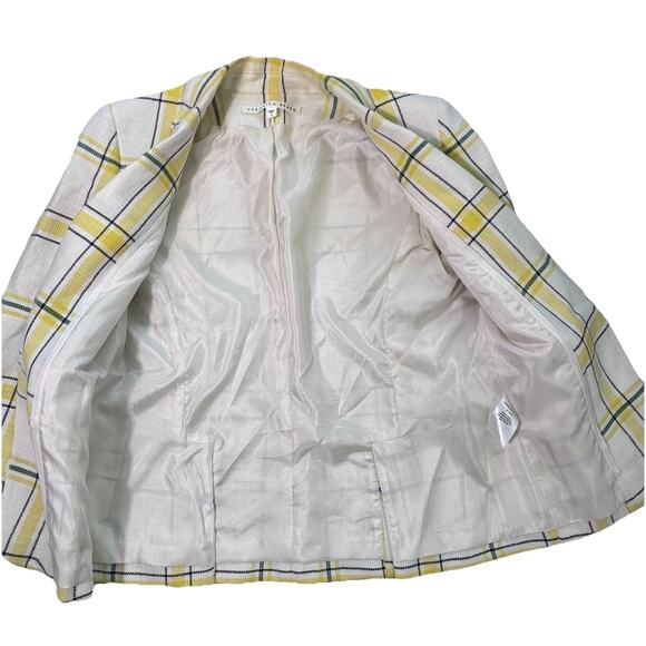 Veronica Beard Schoolboy Shrunken Dickey Plaid Blazer Lined Jacket Sz 8 EUC - Picture 6 of 9